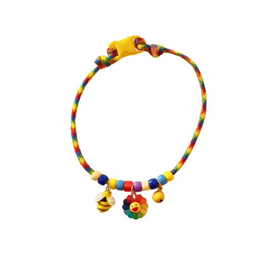 Collar multicolor mostacillas